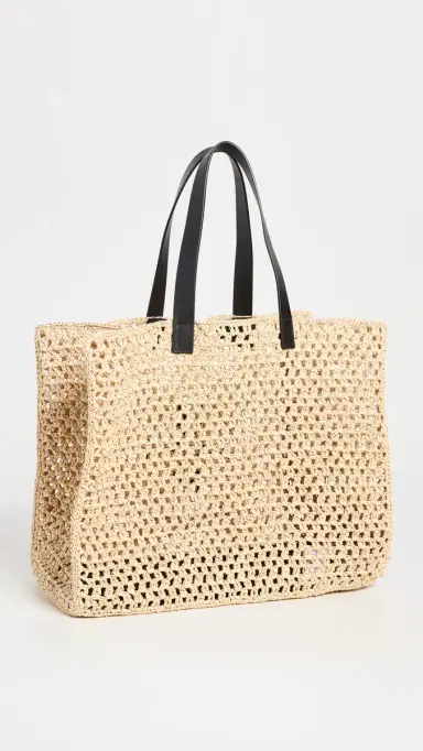 Anine Bing Large Rio Tote Sand One Size | Thumbnail 4 Anine Bing Large Rio Tote Sand One Size | Thumbnail 4