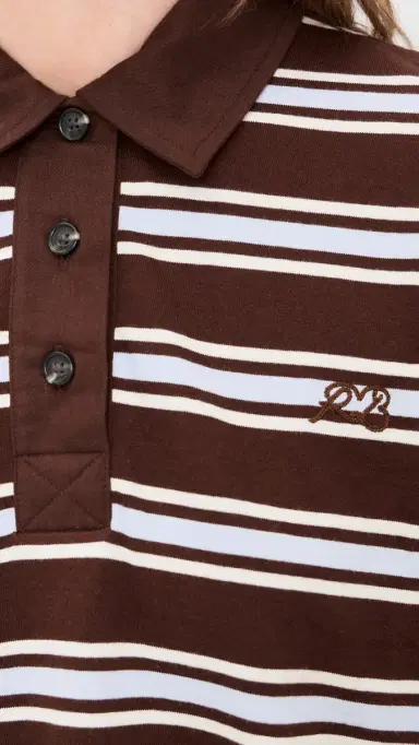 rag & bone Stripe Long Sleeve Rugby Brwmt | Thumbnail 6 rag & bone Stripe Long Sleeve Rugby Brwmt | Thumbnail 6