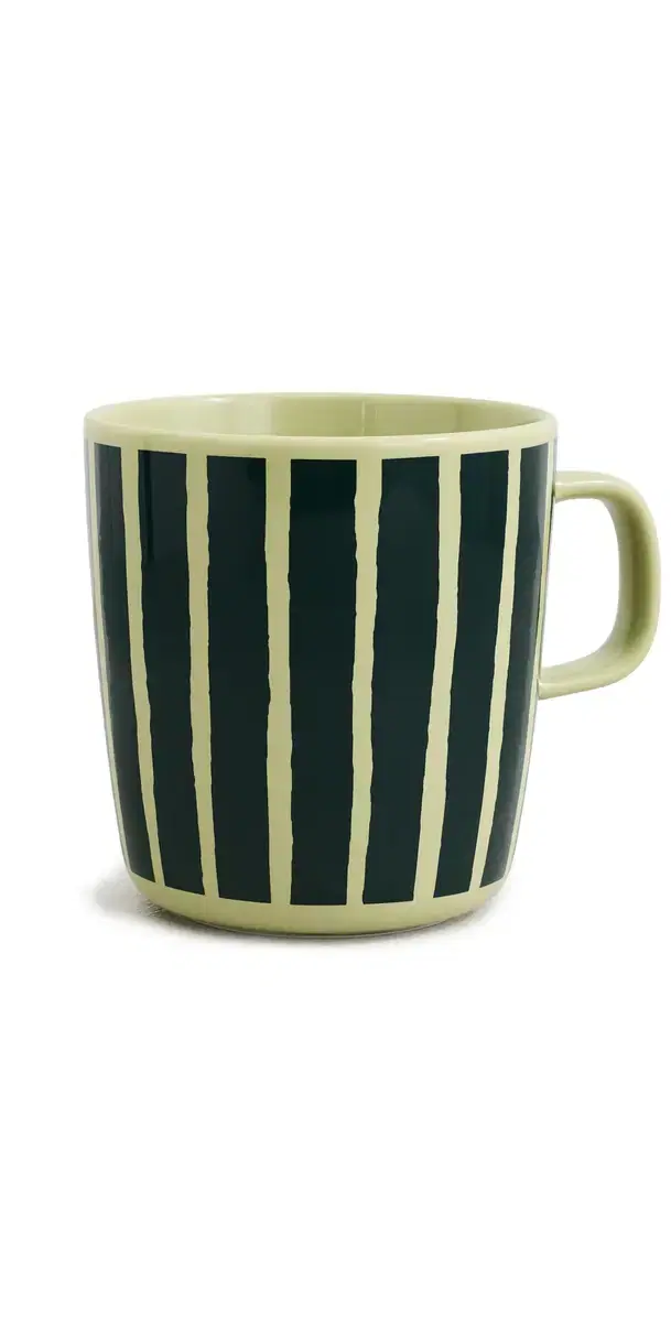 Marimekko Oiva Piccolo Mug Pear/Dark