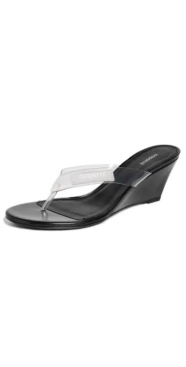 Coperni Wedge Sandals Clear | Thumbnail 1