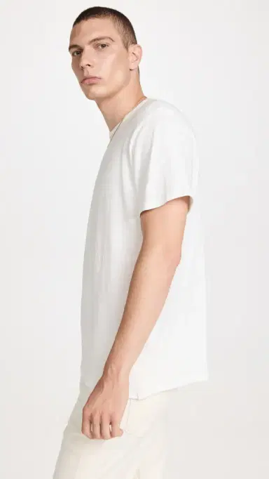 rag & bone Classic Flame Tee White | Thumbnail 4