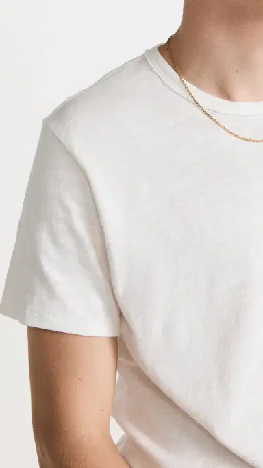 rag & bone Classic Flame Tee White | Thumbnail 6
