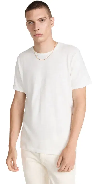 rag & bone Classic Flame Tee White | Thumbnail 1