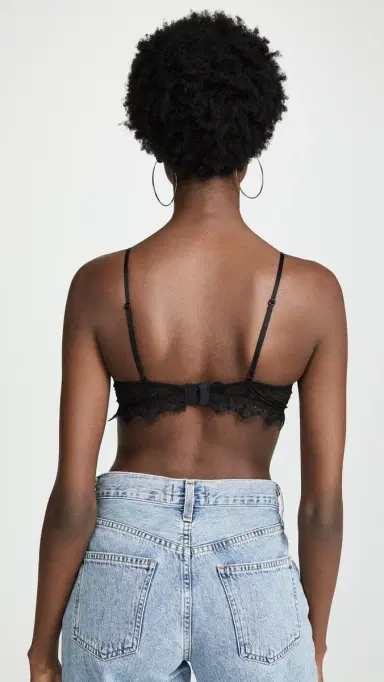 Anine Bing Lace Bra With Trim | Thumbnail 3