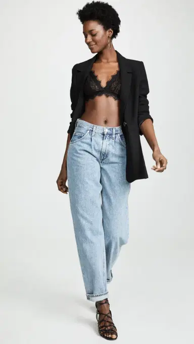 Anine Bing Lace Bra With Trim | Thumbnail 5