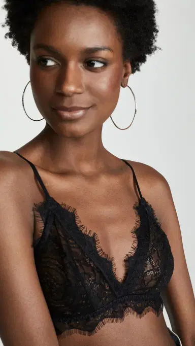 Anine Bing Lace Bra With Trim | Thumbnail 6