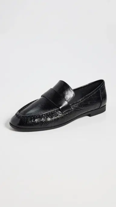 Black Suede Studio Arrow Loafers Black Crinkle Leather 37 | Thumbnail 2 Black Suede Studio Arrow Loafers Black Crinkle Leather 37 | Thumbnail 2