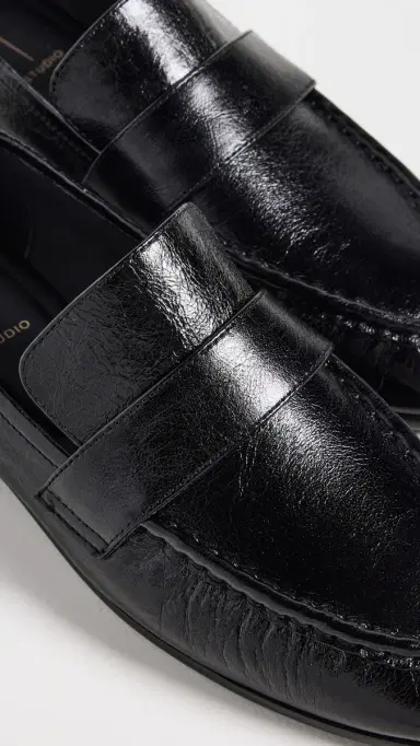Black Suede Studio Arrow Loafers Black Crinkle Leather 37 | Thumbnail 6 Black Suede Studio Arrow Loafers Black Crinkle Leather 37 | Thumbnail 6