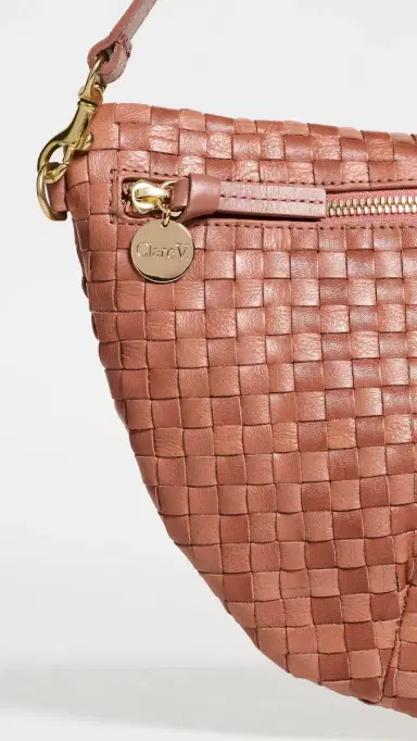 Clare V. Grande Fanny Belt Bag Rose Clay One Size | Thumbnail 5