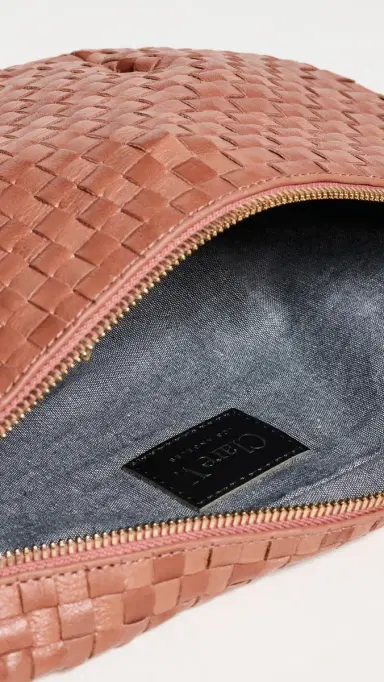 Clare V. Grande Fanny Belt Bag Rose Clay One Size | Thumbnail 6