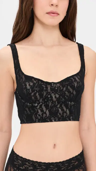 Hanky Panky Underwire Cropped Camisole Black L | Thumbnail 2 Hanky Panky Underwire Cropped Camisole Black L | Thumbnail 2