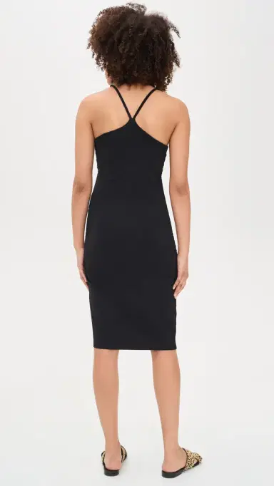 James Perse Ruched Tank Mini Dress Black 1 | Thumbnail 3