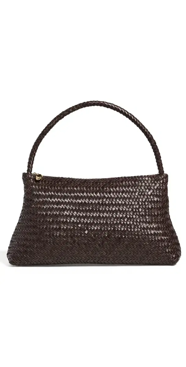 The Signature Woven Collection Shoulder Bag Coffee Bean One Size