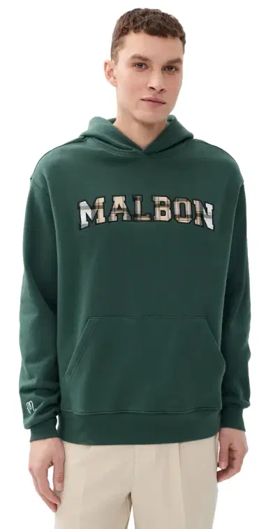 Malbon Fesque Preston Hoodie Hunter Green | Thumbnail 1