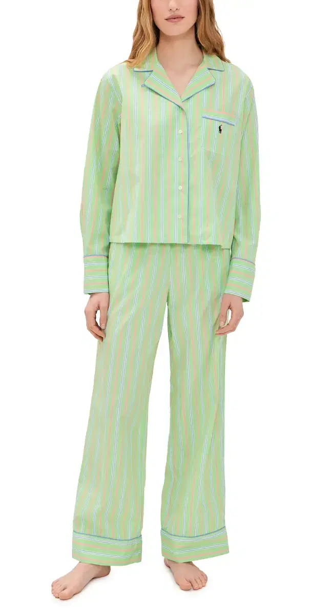 Polo Ralph Lauren Pajama Set Sunday Stripe