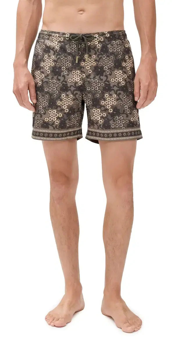Bulldog Drawcord Paisley Bloom 6 Shorts Bronze