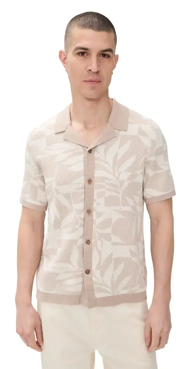 Ethan Button Down weater Navy/Laurel Wreath