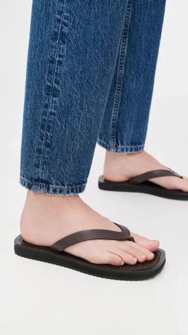 Tony Bianco Kimba Thong Sandals Choc | Thumbnail 3