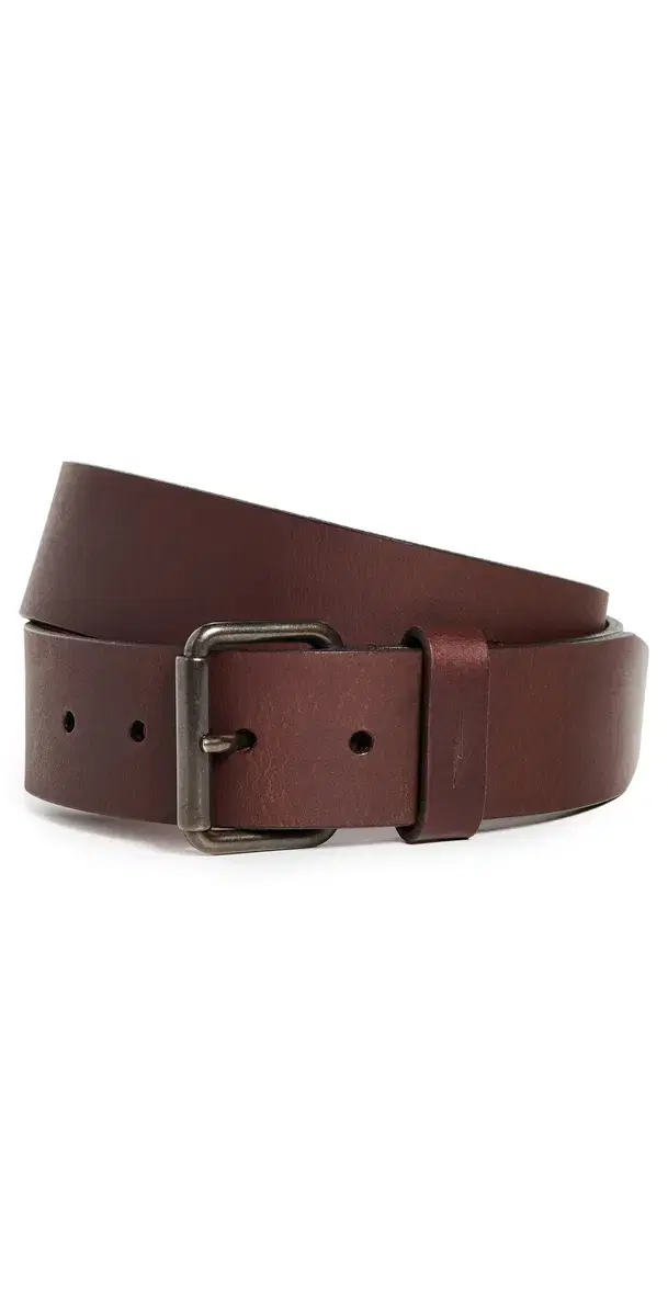 Rambler Leather Belt Darkbrown 40