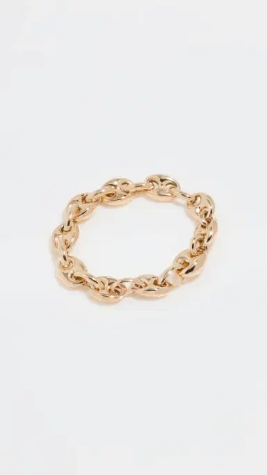 Zoë Chicco 14k Gold Small Mariner Chain Ring Gold | Thumbnail 2