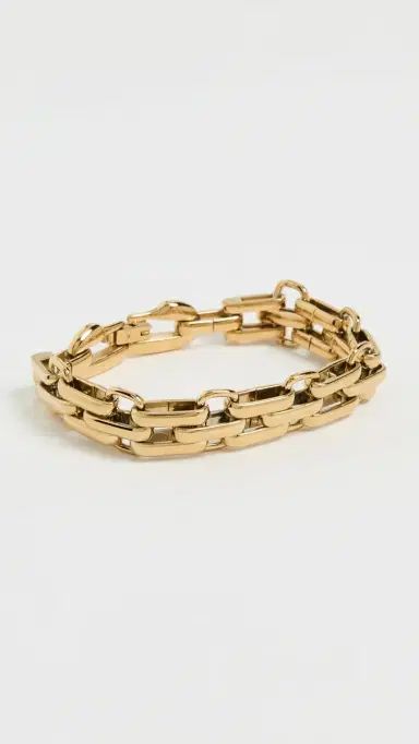 Jenny Bird Slim Penelope Bracelet High Polish Gold S | Thumbnail 2