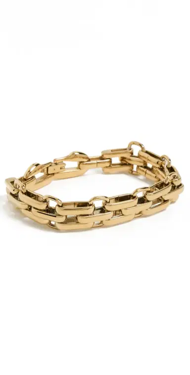 Jenny Bird Slim Penelope Bracelet High Polish Gold S | Thumbnail 1