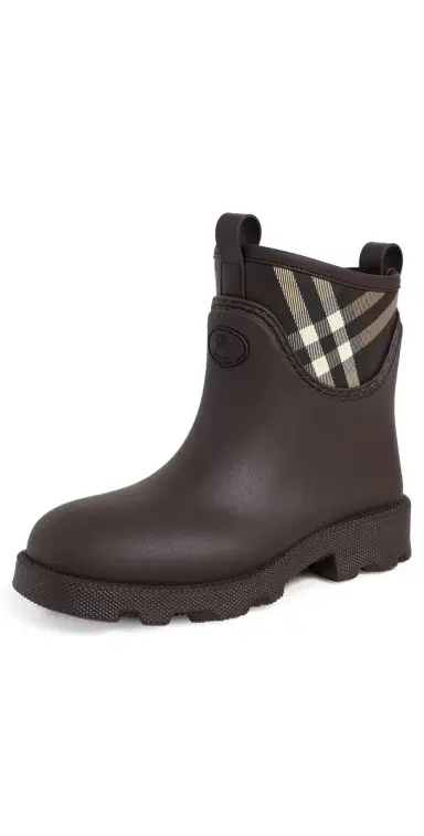 Burberry Rubber Marsh Stamp Low Boots | Thumbnail 1