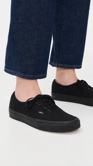 Vans Authentic Unisex Sneakers Black/Black | Thumbnail 3