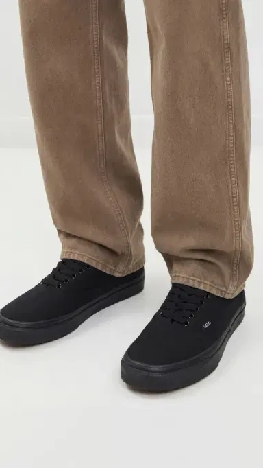 Vans Authentic Unisex Sneakers Black/Black | Thumbnail 4