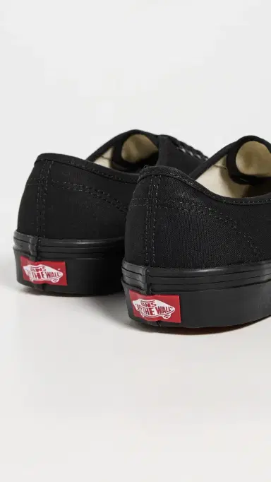 Vans Authentic Unisex Sneakers Black/Black | Thumbnail 5