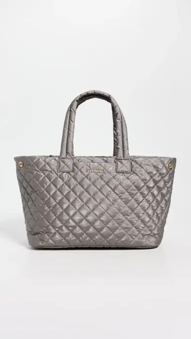 MZ Wallace Medium Metro City Tote Sable Pearl One Size | Thumbnail 2