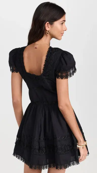 Peixoto Piper Mini Dress Black | Thumbnail 3