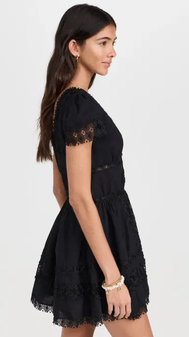 Peixoto Piper Mini Dress Black | Thumbnail 4