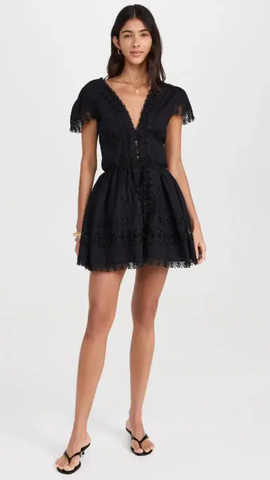 Peixoto Piper Mini Dress Black | Thumbnail 5