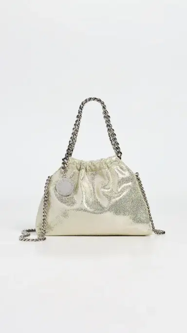 Stella McCartney Falabella Mini Drawstring Bag Light Lime Green One Size | Thumbnail 2
