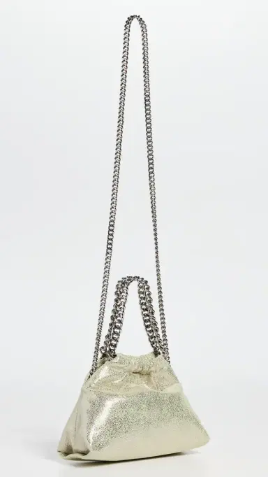 Stella McCartney Falabella Mini Drawstring Bag Light Lime Green One Size | Thumbnail 4