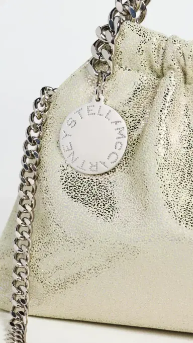 Stella McCartney Falabella Mini Drawstring Bag Light Lime Green One Size | Thumbnail 5