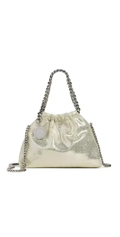 Stella McCartney Falabella Mini Drawstring Bag Light Lime Green One Size | Thumbnail 1