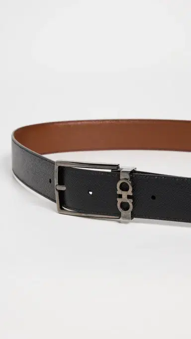 Ferragamo Classic Buckle Reversible Belt | Thumbnail 4