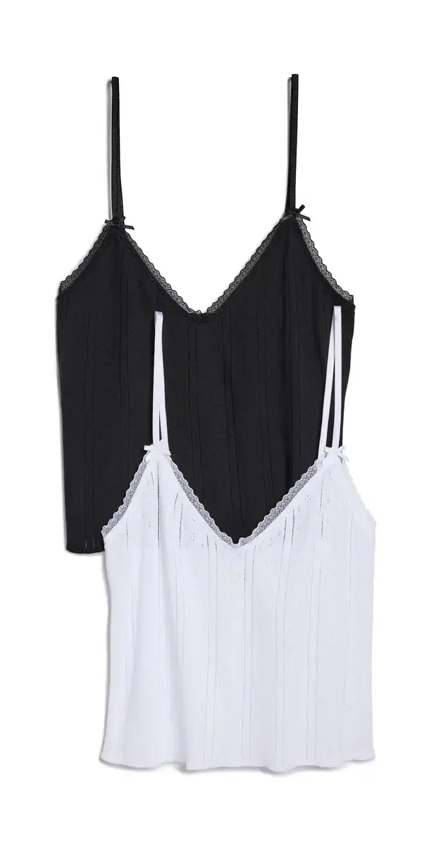 The Cami 2 Pack White/Black