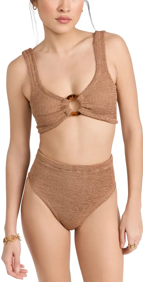 Nadine Bikini Set Metallic Cocoa One Size