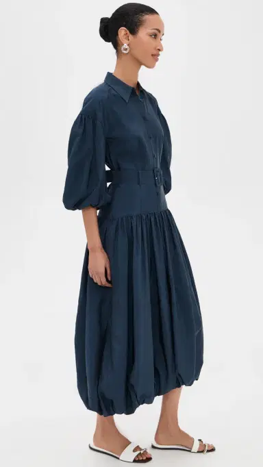 Cinq à Sept Daliah Dress Navy | Thumbnail 4