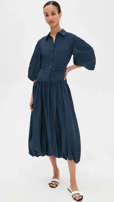 Cinq à Sept Daliah Dress Navy | Thumbnail 5