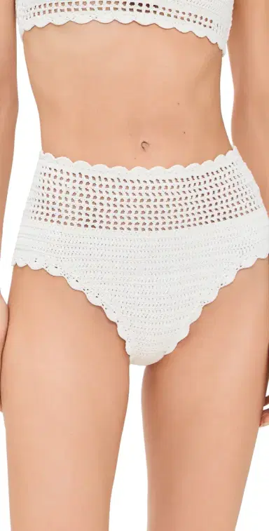 Beach Riot Wyatt Bikini Bottoms White | Thumbnail 1
