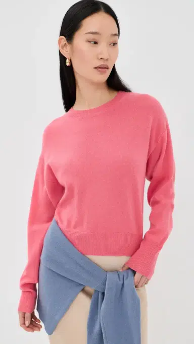 Le Kasha Menorca Cashmere Sweater Rose | Thumbnail 2