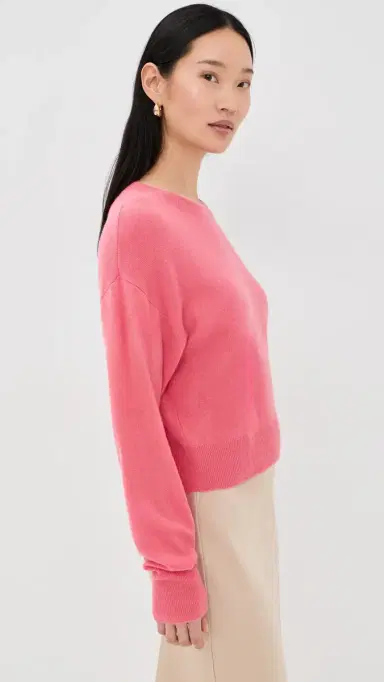 Le Kasha Menorca Cashmere Sweater Rose | Thumbnail 4