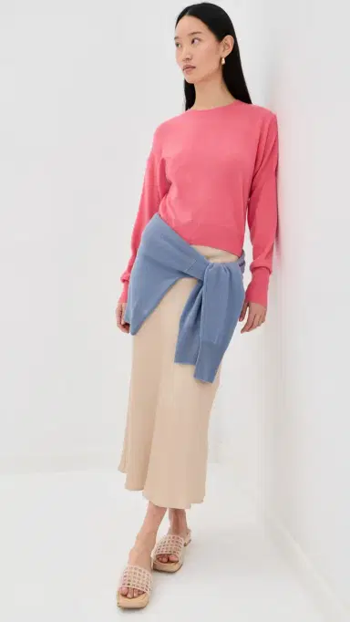Le Kasha Menorca Cashmere Sweater Rose | Thumbnail 5