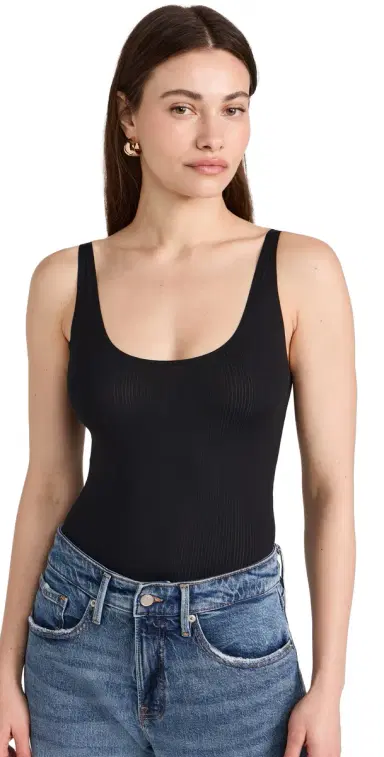 Wolford Ribbed Bodysuit Black | Thumbnail 1 Wolford Ribbed Bodysuit Black | Thumbnail 1