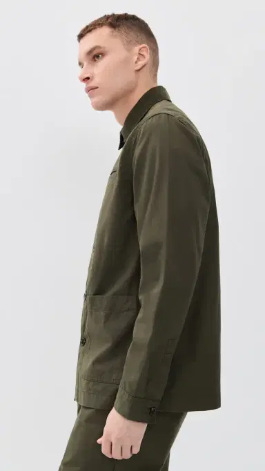 Barbour Cole Shirt Jacket Olive | Thumbnail 4