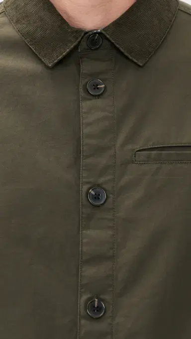 Barbour Cole Shirt Jacket Olive | Thumbnail 6